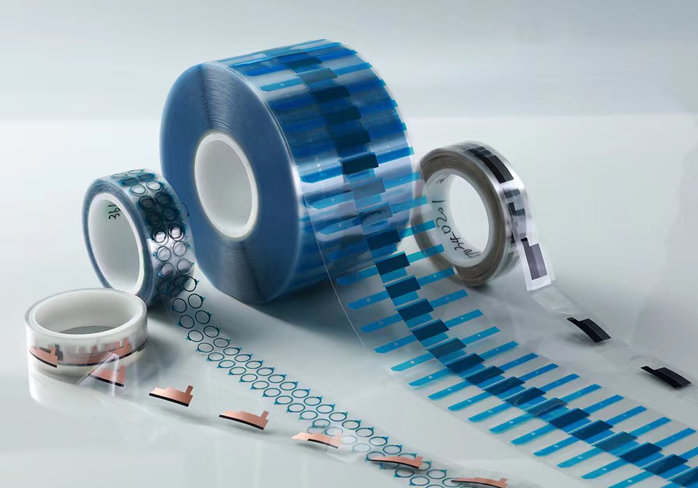Electronic material die-cutting